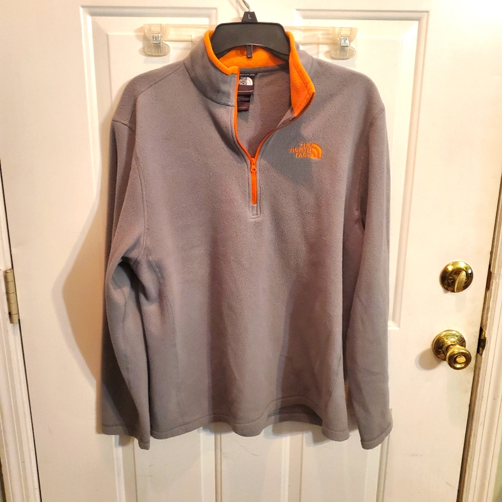 The North Face Quarter Zip Fleece Shirt Mens Size Large